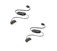 Desktop ARGB Cavo di illuminazione 5V 3 Pin con Inline 3 Button, Nero | Selettore modalità per la compilazione del computer