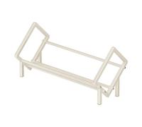 Desktop Bookshelf, Carbon Steel Tabletop Bookshelf, 15.75x10.24x11.02 Inches Multifunctional Mini Book Shelf, Durable Metal Frame + Compact Organizer, Storage Bookcase for Living Room Office Desk Use