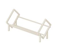 Desktop Bookshelf - Tilting Carbon Steel Tabletop Bookcase, Compact 15.7in Book Storage Rack Organizer, Desk Literature Stand Display Shelf Space Saving Arrangement System For Living Room Home Office