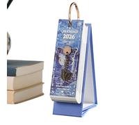 Desktop Calendar 2026-365 Days Oil Painting Vintage Planner Decor, Retro Calendar for Entrance, Desktop, Living Room, Office, School, Women, Stylish Daily Planner, Home Organization and Seasonal Dec