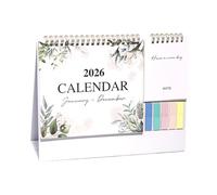 Desktop Calendar, 2026 Desk Calendar Planner, Monthly Organizer Pad with To-Do List Section, Thick Paper Layout, Aesthetic OfficeSupplies for Home Apartment Desk Planning Use