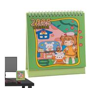 Desktop Calendar - Cat Calendar 2026, 2025 Cartoon Time Management Weekly Daily Planners | 2026 Calendari Uk | Calendari Monthly Daily Planner Schedule Table Planner For Workers