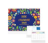 Desktop Calendar - Flower Desk Calendar | Daily Calendar | Desktop Daily Calendar Home Organization, Creative Desktop Calendar Desk Ornament, Desk Organiser For Bedroom, Living Room, Study Room