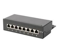Desktop CAT 6, pannello patch schermato, Patch Panel Nero, pannello patch schermato, RJ-45, Cat6, Nero, 285 mm, 55 mm, 778 g