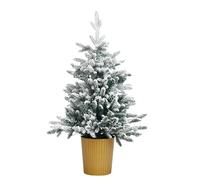 Desktop Christmas Tree With Basin Artificial Tree Decoration Decor Decorazioni Per Le Vacanze Ornamento Offici Per La Festa Feste Festi