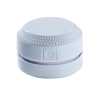 Desktop Cleaner - Mini Robot Cleaning Device, Low Noise Dust Remover, Powerful Suction Head Appliance, Corner Reaching Design | Computer Desk Cleaning, Window Crumb Removal, College Table Organization