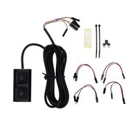 Desktop Computer Power Switch External PC Power Button Extension Cable with On Off Reset Switch Mechanical Keyboard Feel 2 Meter Long Cable Portable Design for Gaming Setup Worksta