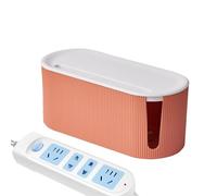 Desktop Cord Organizer, Wire Tidy Solution, Power Strip Storage Box, Versatile Cord Storage Box Designed for Power Strips, Desktop Wires, and Electronics at Home Or Workplace