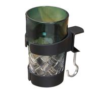 Desktop Cup Holder | Desktop Cup Holder With Hooks | Adjustable Spill Proof Design | Clip On Installation, Suitable For Home Offices And Schools