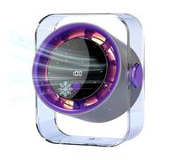 Desktop Fan - 100 Speed Ricaricabile Silent Cooler, Digital Display, 360 Regolabili Design portatile | Personal Desk Fan For Home Kitchen Bedroom Dorm Outdoor Beach Picnic Travel Camping