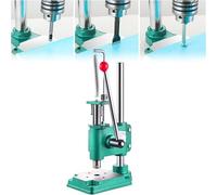 Desktop HD Puhing Foro in Pelle Puher Multifution Mual Press Puh Strumenti per La Crimpatura Formatura Taglio Torcitura per Vari Settori, Round Head, 160kg
