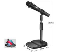 Desktop-Microphone Supporto Stand Clip Microfono Telefono Staffa Con / Base 1Pcs