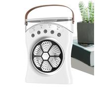 Desktop Misting Fan - Wiederaufladbarer Tischventilator Mit Sprühfunktion,Leiser 3-Stufen Ventilator für Tage - für Luftfeuchtigkeit gleJugendzimmer, Wohnzimmer, Arbeitsbereich und Studentenwohnheim