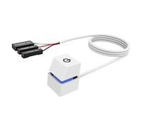 Desktop Mobile Switch con 2M Cavi per Internet Cafe Computer Cyber Cafe A, Bianco Blu, 2m