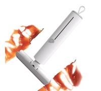 Desktop Mop - Sponge Wiper | Portable Mini Mop with Self-Squeeze Function, 1-Piece Pack for Kitchen & Window, Hand-Free Small Cleaning Tool, Strong Absorbent, White Red