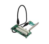Desktop PCI-Express Scheda Adattatore da PCI-E a PCI Scheda di Espansione da PCIe a Doppio Slot PCI USB 3.0 Add Card Converter