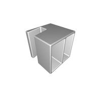 Desktop Pencil Holder with Business Card Storage Slot Modern Office Organizer