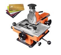 Desktop Piccolo Manuale semiautomatico, Macchina for marcatura targhetta Metallica Strumento for Alluminio Acciaio Inossidabile Incisione segnaletica fissazione Magnetica(4mm,Semi-Automatic)