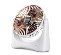 Desktop piccolo ventilatore mini USB ricarica portatile ventilatore elettrico desktop ventilatore di circolazione dell'aria, 15x15x20cm
