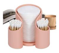 Desktop Qtip Holder - Scatola di immagazzinaggio di da bagno compatta | Organizzatore multiuso per tamponi in cotone piccoli oggetti | QTIP Container - Uso del po