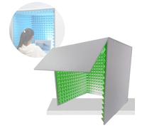 Desktop Soundproof Cover, Portable Vocal Booth for Recording, Recording Booth, Vocal Absorbing Shield, Home Studio Booth, for Home Studio, Music Recording, Podcasting, Acoustical Treatments