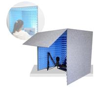 Desktop Soundproof Cover, Portable Vocal Booth for Recording, Recording Booth, Vocal Absorbing Shield, Home Studio Booth, for Home Studio, Music Recording, Podcasting, Acoustical Treatments