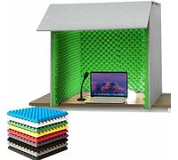 Desktop Soundproof Cover, Portable Vocal Recording Booth for Noise Reduction in Home Studios