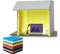 Desktop Soundproof Cover, Portable Vocal Recording Booth for Noise Reduction in Home Studios