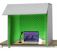Desktop Soundproof Cover, Portable Vocal Recording Booth for Noise Reduction in Home Studios