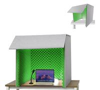 Desktop Soundproof Cover, Self Made Sound Booth Box, Portable Recording Booth, Microphone Isolation Booth Box, for CrispDry Echo Free Vocals At Home & On The Road