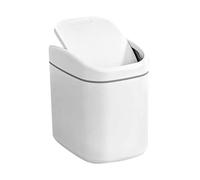 Desktop Trash Bin - desktop garbage can, Trash Bin with Lid, Small Table Wastebasket, Small Garbage Can Dustbin, Wastebasket Trashs Cans Dispenser per bagno Vanity, Coffee Table, Home, Car Table