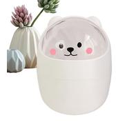 Desktop Trash Can With Lid - Animal Shape Mini Trash Can, Multifunctional Funny Desktop Bin | Shake Lid Countertop Waste Container, Small Trashs Çan For Bedroom Kitchen Bathroom Office Table Use