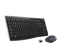 Logitech MK270 tastiera RF Wireless QWERTY Ceco, Polacco, Turco Nero, Argento ( 920-004508 )