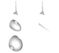 Desktop Wind Turbine Model with Business Card Holder - 228mm Display Decoration