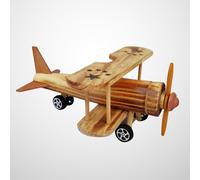 Desktop Wood Warplane Modello Desktop Airplane Decor Craft per Home Hotel Office