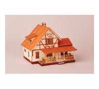 Desktop Wooden Model Kit A cafe at a whistle stop