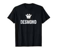 Desmond il re / Corona e nome per gli uomini chiamato Desmond Maglietta