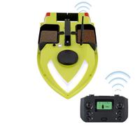 Desnysmf Barca da pesca telecomandata da 600 m, con ecoscandaglio, LCD, per laghi, fiumi, oceani con custodia, 25 x 50 x 17 cm, verde
