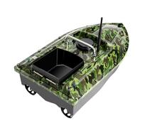 Desnysmf Barca per esche da pesca, 500 m, telecomandata, doppio motore, per laghi, fiumi, oceani, con manico pieghevole, 2 kg, 49 x 27 x 16 cm, 13000 rpm