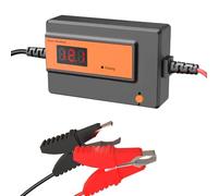Desolfatore automatico per batterie al piombo-acido GEL, AGM, SLA, per auto, camion, moto, ATV, barche, pannello solare， con clip grandi (200AH ORANGE)
