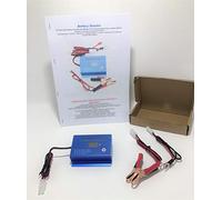 Desolfatore PER Batterie FINO 400 AMPERE 12V, 24V, 36V, 48V - PER BATTERIE FINO A 400 AMPERE Salva batterie Istruzioni in Italiano e IngleseVersione con morsetti a coccodrillo