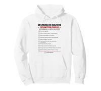 Despedida De Soltero Addio al Celibato Gioco in Spagnolo Felpa con Cappuccio