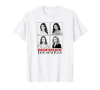 Desperate Housewives Cast Photo Grid Retro TV Show Maglietta