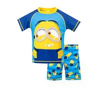 Despicable Me Costume da Bagno per Ragazzi a Due Pezzi Minions Multicolore 10-11 Anni