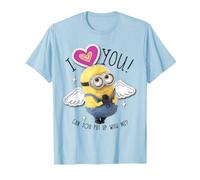 Despicable Me Minions I Love You Angel Wings Maglietta