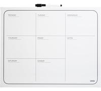 Desq® Agenda settimanale 4216, magnetica, 40 x 50 cm, design senza cornice con retro in MDF resistente
