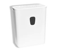 DESQ® Distruggidocumenti - 8 fogli, Taglio a particelle 4 x 38 mm, Livello di sicurezza P4, 15 litri, Funzionamento silenzioso, 5 min. Non stop, Per uso domestico e in ufficio, Dutch design