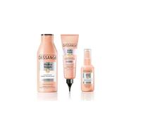 DESSANGE - Cofanetto idratante e disciplinante Hydra-Brush - Shampoo disciplinante + latte di spazzola termoprotettivo + siero di finitura anti-frizzante 48H* - Formula arricchita con acido