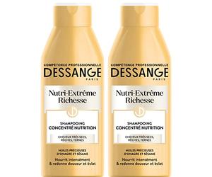 Dessange nutrizione concentrato Shampoo Nutri-estremi di ricchezza da 250 ml - Set di 2