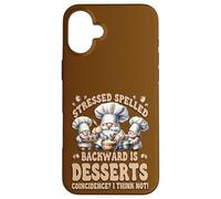 Dessert Baking Gnomes For Women Bakers With Funny Sayings Custodia per iPhone 16 Plus